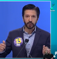 Nunes e Boulos discutem sobre uso e tráfico de drogas  Foto: RedeTV / Reprodução 