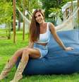 Nicole Bahls no redário da sua mansão  Foto: Instagram/@nicolebahls/Divulgação / Estadão