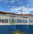 Escola Municipal Gabriel Justino de Oliveira, localizada no Povoado Carnaíbas, zona rural de Picos.  Foto: Reprodução/Redes sociais