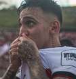  Foto: Reprodução / Premiere - Legenda: Gustavo Mosquito faz o gol do Vitória contra o Juventude pelo Brasileirão / Jogada10