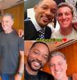 Will Smith e Luciano Huck recriam foto tirada há dez anos.  Foto: Reprodução de vídeo/@lucianohuck via Instagram / Estadão