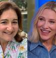 Courtney Henning Novak e Cate Blanchett, entusiastas de autores brasileiros  Foto: Reproduções