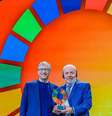 Em Nova York, Lula participou da premiação Goalkeepers; Bill Gates afirmou que o presidente brasileiro é uma 'inspiração' e não pareceu se incomodar com críticas a bilionários  Foto: Divulgação/Ricardo Stuckert/PR / BBC News Brasil
