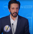 Ricardo Nunes, atual prefeito de SP e candidato à reeleição, pede direito de resposta após pergunta de moradora  Foto: Reprodução/YouTube/Flow News