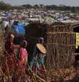 Mulheres sudanesas que fugiram da região sudanesa de Darfur caminham em acampamento em Adre, no Chade
05/08/2023 REUTERS/Zohra Bensemra   Foto: Reuters