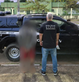 Na manhã do dia 23 de setembro, a vítima conseguiu fugir da residência em que morava com o marido e procurou ajuda da polícia; suspeito foi preso  Foto: Divulgação PCRR