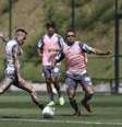 Eduardo Vargas se recuperou de lesão na panturrilha esquerda e treinou normalmente no CT do Galo.  Foto: Paulo Henrique França|Atlético-MG / Esporte News Mundo