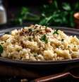 Risoto é um prato típico italiano  Foto: Freepik