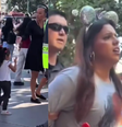 Mulher foi detida na frente das filhas  Foto: Reprodução/TikTok/thunderb4lightnin