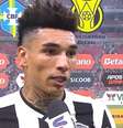 Igor Jesus em entrevista após o empate com o Grêmio.   Foto: Reprodução/Sportv / Esporte News Mundo