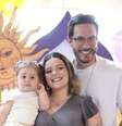 Viih Tube e Elizer com a filha, Lua  Foto: Reprodução/Instagram / Márcia Piovesan
