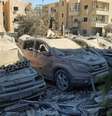Destruição em cidade libanesa após bombardeios de Israel  Foto: Reuters