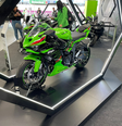 A Kawasaki Ninja 500 foi uma das novidades esportivas trazidas no Festival Interlagos 2024  Foto: Lucas Silvério