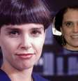 Lídia Brondi em sua última novela, 'Meu Bem Meu Mal' (1991), e em rara foto em evento social  Foto: Reproduções