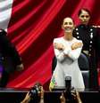 Ela assume em um momento em que os mexicanos estão sofrendo com a violência do crime organizado  Foto: REUTERS/Raquel Cunha