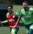 Zé Rafael participou normalmente do treino do Palmeiras nesta quarta-feira –  Foto: Cesar Greco/Palmeiras / Jogada10