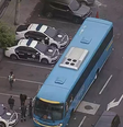 Ônibus foi sequestrado por criminosos nesta quinta, 3, no Rio de Janeiro.  Foto: Reprodução/TV Globo