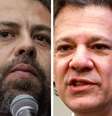 Guilherme Boulos, Fernando Haddad e Paulo Maluf têm origem libanesa  Foto: Getty Images / BBC News Brasil