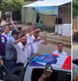 Governador da Bahia é alvo de “ovada” durante carreata no interior do Estado.  Foto: Reprodução/Redes sociais