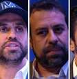 Segundo a pesquisa, Marçal aparece com 27% das intenções de voto, enquanto Boulos tem 26% e Nunes, 24%.  Foto: Reprodução/Estadão Conteúdo