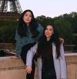 Mari Fernandez e Júlia Ribeiro estiveram em alguns pontos turísticos de Paris, capital francesa  Foto: Reprodução: Instagram/marifernandez
