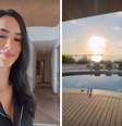 Bruna Biancardi mostrou vista paradisíaca de casa onde está hospedada  Foto: Reprodução/Instagram