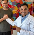 O médico Luiz Teixeira ao lado de Pablo Marçal  Foto: Reprodução/Redes Sociais