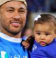 Neymar e filha, Mavie  Foto: Reprodução/Instagram / Márcia Piovesan