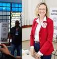 Sebastião Melo e Maria do Rosário votam em Porto Alegre  Foto: Estadão Conteúdo/