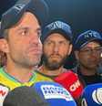 Pablo Marçal conversou com jornalistas após ficar em terceiro lugar na disputa pela Prefeitura de São Paulo  Foto: Redação Terra/Karen Lemos