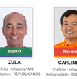 Zula (Republicanos) e Carlinhos (Solidariedade) receberam a mesma quantidade de votos em município mineiro  Foto: DivulgaCand/TSE