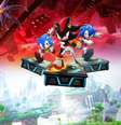 Sonic x Shadow Generations é um dos destaques no estande da Sega.  Foto: Reprodução/Sega
