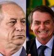 Luiz Inácio Lula da Silva (esq), Ciro Gomes (centro) e Jair Bolsonaro (dir).  Foto: Reprodução/Agência Brasil/CNN