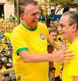Silas Malafaia e Jair Bolsonaro juntos durante manifestação de 7 de setembro  Foto: Reprodução/Redes sociais / Perfil Brasil