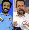 Ricardo Nunes e Guilherme Boulos começaram a campanha de 2º turno  Foto: Montagem/Estadão Conteúdo 