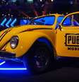 Fusca personalizado do PUBG Mobile estará no estande para celebrar a colaboração entre o título e a Volkswagen  Foto: Reprodução / PUBG Mobile