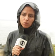 Correspondente da TV Globo, Raquel Krähenbühl, está em Tampa, Flórida, uma das áreas que se preparam para o impacto do furacão Milton  Foto: Reprodução/GloboNews