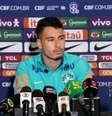 Reprodução/Youtube - Legenda: Martinelli em entrevista coletiva pela Seleção Brasileira  Foto: Jogada10