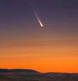 O cometa Tsuchinshan-ATLAS visto da Nova Zelândia  Foto: Max Inwood / BBC News Brasil