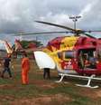 Helicóptero dos bombeiros cai durante buscas de monomotor em MG  Foto: Divulgação