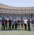  Foto: Divulgação/Fifa - Legenda: Equipe da Fifa em inspeção no Maracanã / Jogada10
