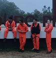 Da esquerda para direita: Bruno Sudário, Welerson, Rodrigo Trindade, Wilker, Gabriel e Victor; bombeiros, médico e enfermeiro morreram em acidente aéreo em MG  Foto: Divulgação/Corpo de Bombeiros 
