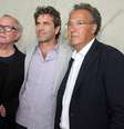 Washington Olivetto (esquerda), Jose Molla (centro) e Nizan Guanaes posam para foto em evento realizado no MAM, no Ibirapuera, em São Paulo, em 2015  Foto: Marina Malheiros/Estadão / Estadão