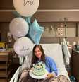 Vera Viel celebrou seu aniversário no hospital onde está internada após cirurgia para retirada de um tumor.  Foto: @veraviel via Instagram / Estadão