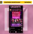 Conteúdo falso foi publicado no Tiktok  Foto: Reprodução/Projeto Comprova 