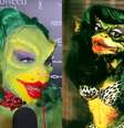 Thelma Assis usa fantasia de 'Gremlin' em Baile de Halloween  Foto: Reprodução/ SBT/ Divulgação / Márcia Piovesan