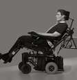 Christopher Reeve fotografado em cadeira de rodas após acidente  Foto: Herb Bitts