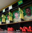 Vestiário da Seleção Brasileira antes de jogo contra o Peru  Foto: Divulgação/Rafael Ribeiro/CBF