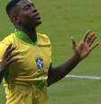  Foto: Reprodução/TV Globo - Legenda: Luiz Henrique celebra gol pela Seleção Brasileira / Jogada10