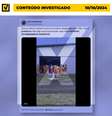 Conteúdo afirma que é suspeito que funcionários da Comlurb participem da distribuição de urnas no Rio  Foto: Reprodução/Projeto Comprova 